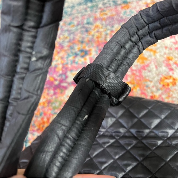 OLIVER THOMAS KITCHEN SINK TENNIS RACKET TOTE BAG SOLD OUT BLACK- NO LONG STRAP - Picture 8 of 11